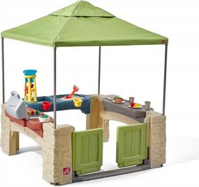 img 4 attached to Shaded Outdoor Fun For Kids With Step2 All Around Playtime Patio Playset