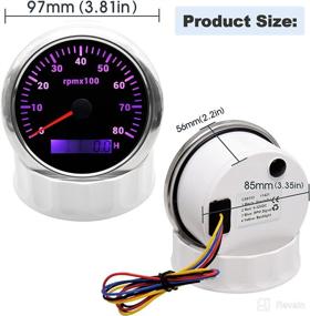 img 2 attached to ARTILAURA Tachometer Automotive Replacement Tachometers Replacement Parts