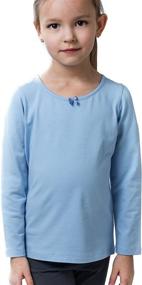 img 1 attached to Petite Amelia Little Girls Sleeve Girls' Clothing via Tops, Tees & Blouses