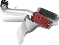 🔥 dna motoring caip-2-hs-jgc99v8-slsl cold air intake pipe+heat shield system for jeep grand cherokee 4.7l v8 (99-04) - enhance performance and protect your engine! логотип