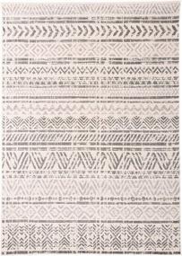 img 3 attached to Chic Geometric Boho Area Rug For High Traffic Spaces: Easy Cleaning And Durable For Living Room, Bedroom, Home Office, Kitchen - 5' X 7' Gray