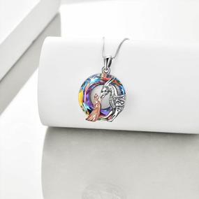 img 2 attached to LUHE 925 Sterling Silver Crystal Animal And Symbolic Pendant Necklaces - Perfect Gifts For Women And Teen Girls