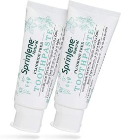 img 4 attached to 🦷 SprinJene Natural¨ Adult Fluoride Toothpaste: Premium Care for Healthy Teeth