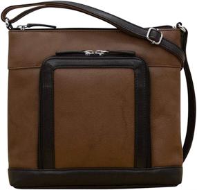 img 3 attached to Ili New York Leather Organizer Women's Handbags & Wallets at Crossbody Bags