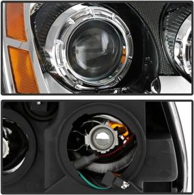 img 2 attached to OE-Style Chrome Bezel Projector Headlight Housing Headlamp Assembly For 2007-2012 GMC Acadia Halogen Model - Passenger Side Right - By VIPMOTOZ