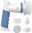 get a sparkling clean bathroom with iezfix electric spin scrubber - rechargeable, portable & versatile logo