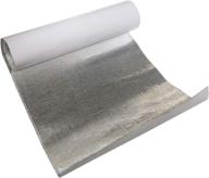 🔥 ac performance 0.5mm thermaflect heat shield cloth - aluminum fiberglass protection with self-adhesive backing - heat barrier - 1 sq. ft. (12"x12") логотип