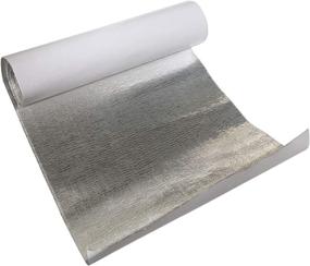 img 2 attached to 🔥 AC Performance 0.5mm Thermaflect Heat Shield Cloth - Aluminum Fiberglass Protection with Self-Adhesive Backing - Heat Barrier - 1 sq. ft. (12"x12")