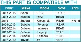 img 1 attached to 🔧 IRONTEK 512401 Rear Wheel Hub and Bearing Assembly for Subaru [13-19 BRZ, 2019 Crosstrek Hybrid, 09-13 Forester, 08-14 Impreza, 10-14 Legacy/Outback] and Scion FR-S, Toyota 86 - W/ABS