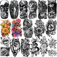 get inked in style: 77 waterproof temporary tattoos for men and women logo