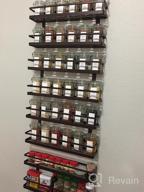 img 1 attached to Maximize Your Kitchen Space With MEIQIHOME 4 Tier Spice Rack Organizer - Perfect Storage Solution For Pantry, Cabinet, Door, Wall Mount, And Countertop In Sleek Black Design! review by Ben Almasri