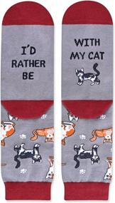 img 2 attached to Quirky Unisex Saying Socks For Bookworms, Animal Lovers And More!