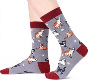 img 3 attached to Quirky Unisex Saying Socks For Bookworms, Animal Lovers And More!