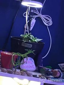 img 5 attached to Регулируемый светильник для выращивания растений в помещении с таймером и USB-адаптером - Onite Halo для оптимальной стадии выращивания