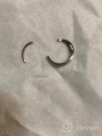 img 1 attached to 20G 18G 16G 6Mm 8Mm 10Mm Surgical Steel Triple/Double Open Stack Conch Daith Clicker Nose Rings Lip Septum Cartilage Earring Hoop Helix Rook Lobe review by Mike Cooper