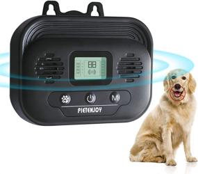 img 4 attached to 🐶 Zigzagmars Ultrasonic Dog Bark Deterrent - LCD Display- Up to 50 FT Range