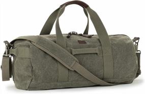 img 4 attached to Stone-Washed Cotton Canvas Retrospective 50 Duffel Bag