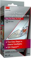 revitalizing your headlights made easy with 3m auto restore and protect headlight restoration kit - experience visibly clearer headlights in just 2 simple steps! model 39194 логотип