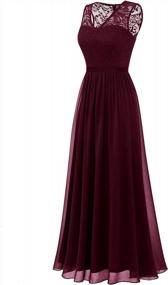 img 3 attached to DRESSTELLS Formal Bridesmaid Dress: Stunning Evening Gown Ideal For Proms And Weddings