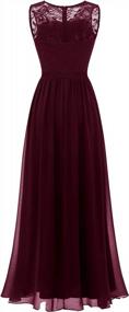 img 2 attached to DRESSTELLS Formal Bridesmaid Dress: Stunning Evening Gown Ideal For Proms And Weddings