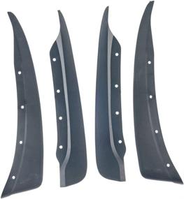 img 2 attached to 🚗 Upgrade Your Chevrolet C6 Series Corvette 2005-2013: Enhance Protection with 4 Front and Rear Mud Flaps Splash Guards - Base Model Only 19170234