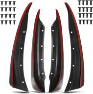 🚗 upgrade your chevrolet c6 series corvette 2005-2013: enhance protection with 4 front and rear mud flaps splash guards - base model only 19170234 логотип