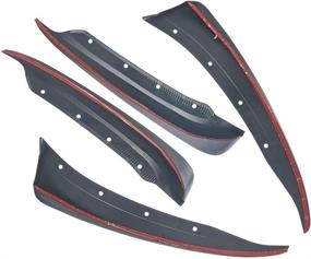 img 3 attached to 🚗 Upgrade Your Chevrolet C6 Series Corvette 2005-2013: Enhance Protection with 4 Front and Rear Mud Flaps Splash Guards - Base Model Only 19170234