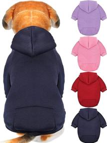 img 4 attached to Sweaters Weather Hoodies Clothes Apparel Dogs best: Apparel & Accessories