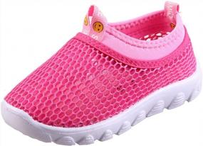 img 4 attached to CIOR Toddler Kids Water Shoes: Breathable Mesh Running Sneakers For Boys & Girls At The Pool, Beach Or Park!