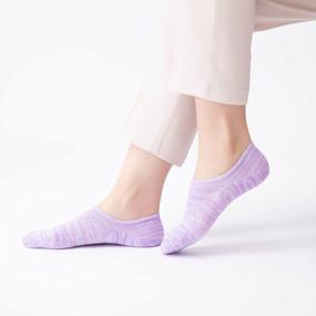 img 1 attached to 10 Pack Of IDEGG Women'S No Show Socks - Low Cut Anti-Slip Athletic And Casual Liner Socks For Women