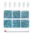 get crafty with 7200pcs blue rhinestones from beadsland - perfect for nails, jewelry, and more! logo