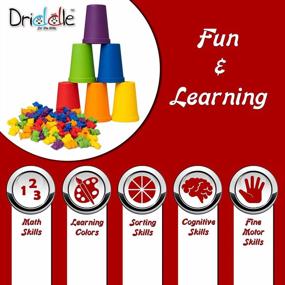 img 3 attached to Enhance Your Child'S Learning With Driddle'S Colorful Counting Bears And Matching Cups: Montessori Toy For Sorting, Counting, And Color Recognition