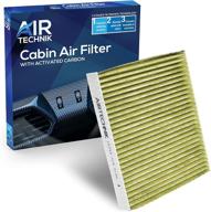 🚗 high-performance airtechnik cf10743 pm2.5 activated carbon cabin air filter - compatible with chrysler, dodge, infiniti, kenworth, nissan, xd, and volkswagen models logo