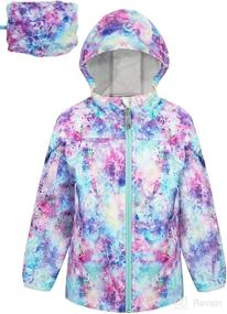 img 4 attached to 🌧️ Therm Kids Raincoat - Waterproof Boys and Girls Rain Jacket | Lightweight and Packable