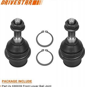 img 1 attached to DRIVESTAR 12PC Fit 2003 2004 For Ford Expedition 03-04 For Lincoln Navigator,Tie Rod Ends Lower Ball Joints Front Sway Bar Links Upper Control Arms Rear Sway Bar End Links