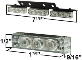 img 1 attached to 36X LED 3 Flashing Modes Vehicle Windshield Dash Deck Grille Strobe Flash Emergency Warning Strobe Light Bar For Truck Lights & Lighting Accessories