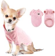 🐶 sheripet puppy clothes: warm and cute pet sweaters for small dogs & cats - 6 colors, 5 sizes логотип