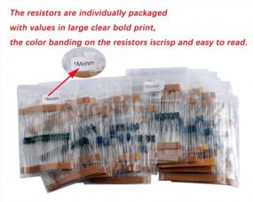 img 1 attached to DIYmall 1460Pcs Resistor Kit- Assortment Of 73 Values For Arduino & DIY Electronic Projects