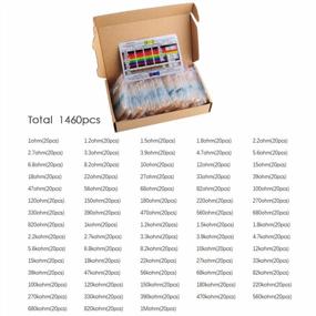 img 3 attached to DIYmall 1460Pcs Resistor Kit- Assortment Of 73 Values For Arduino & DIY Electronic Projects