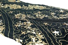 img 1 attached to 🌟 Shimmering Style: V Neck Sequin Flapper Gatsby Dress – Must-Have Women's Clothing & Accessories