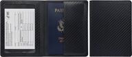 чехлы для держателя паспорта и вакцины carbon логотип