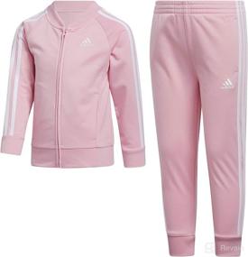 img 1 attached to Adidas Jacket Joggers Tricot Magenta Apparel & Accessories Baby Boys via Clothing
