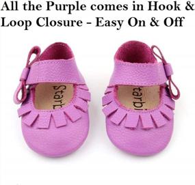 img 3 attached to Starbie Baby Mary Janes - 12+ Colors - Soft-Sole Toddler & Baby Girl's Shoes