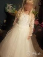 img 1 attached to Stunning Flower Girl Junior Bridesmaid Dresses for Unforgettable Wedding Moments review by Angel Packer