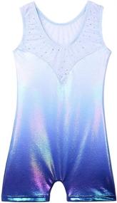 img 3 attached to 🤸 BAOHULU Gymnastics Leotards for Toddlers: One-Piece Stitching Girls' Clothing, Available at Active