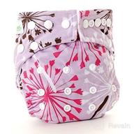 💜 review: bumkins stuff-it cloth diaper, purple dandelion (discontinued by manufacturer) logo