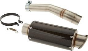 img 2 attached to 🔥 Hotbodies Racing Carbon Fiber Slip-On MGP Exhaust Canister | 41302-2400 Product Review, Features & Benefits