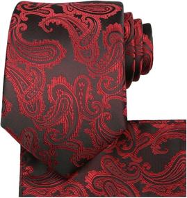 img 4 attached to KissTies Mens Black Tie Set Men's Accessories in Ties, Cummerbunds & Pocket Squares