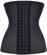 everbellus latex waist trainer corset hourglass body shaper for women logo