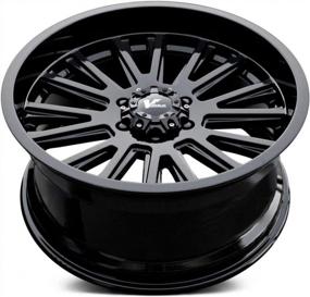 img 2 attached to Upgrade Your Ride With V-Rock VR11 Anvil Gloss Black Wheel: 17X9.5" /6X135Mm/+15Mm Offset